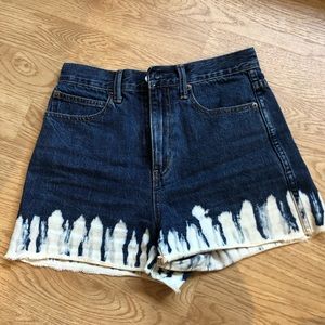 High Waist Denim Cut-off Shorts